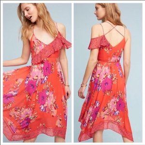 Anthropologie | Maeve Grecia Ruffle Dress